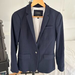 J. Crew Wool Regent Blazer Navy Blue Women’s 0